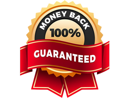 100% Money Back Guarantee